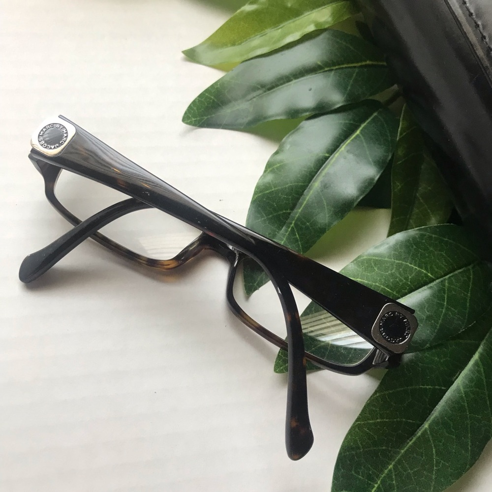 Marc Jacobs Reading Eyeglasses Frames Case & Cloth - image 3